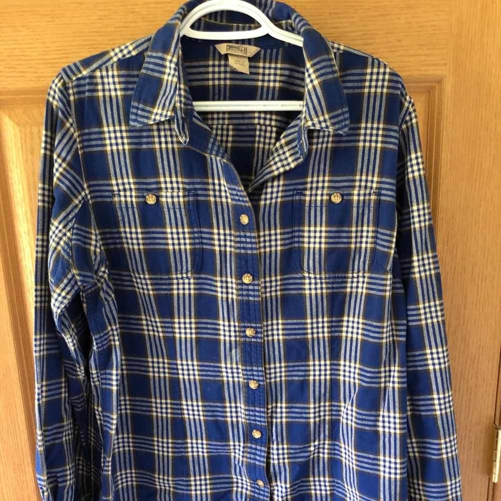 Duluth Trading Co. Flannel Blouse